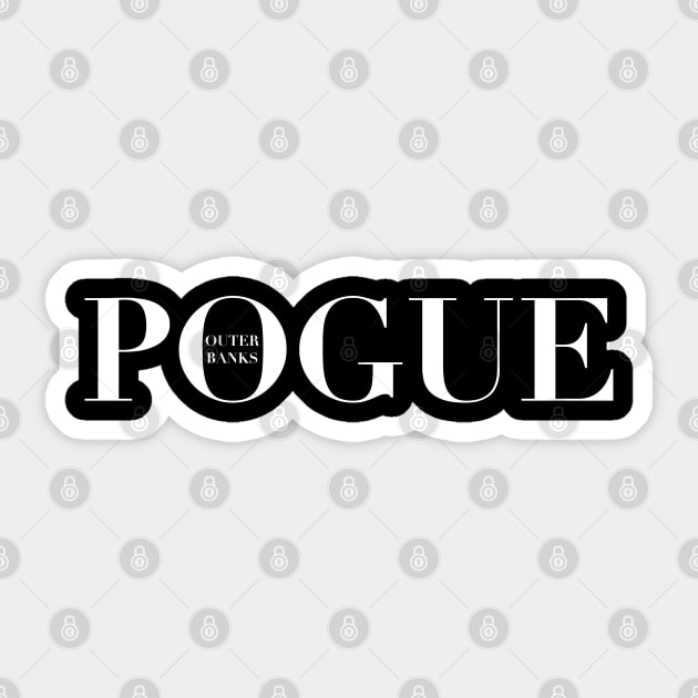 Pogue Outer Banks Sticker by EbukaAmadiObi19